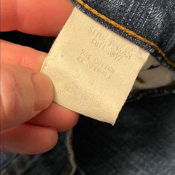 NYDJ Blue Denim Skirt vintage modest - Picture 3 of 6